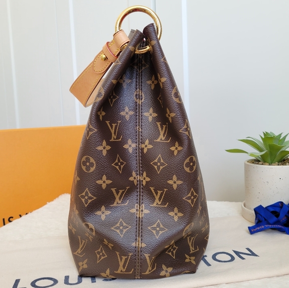💕BEAUTIFUL Authentic Louis Vuitton Graceful Mm Monogram "PEONY Interior" - Picture 9 of 16